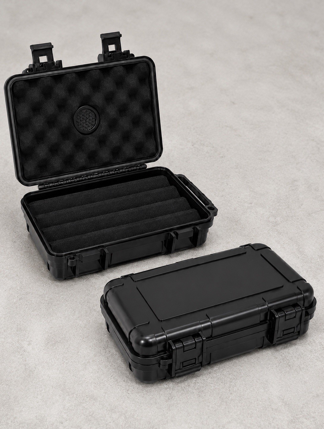 5 Cigar Safe Travel Humidor Case 