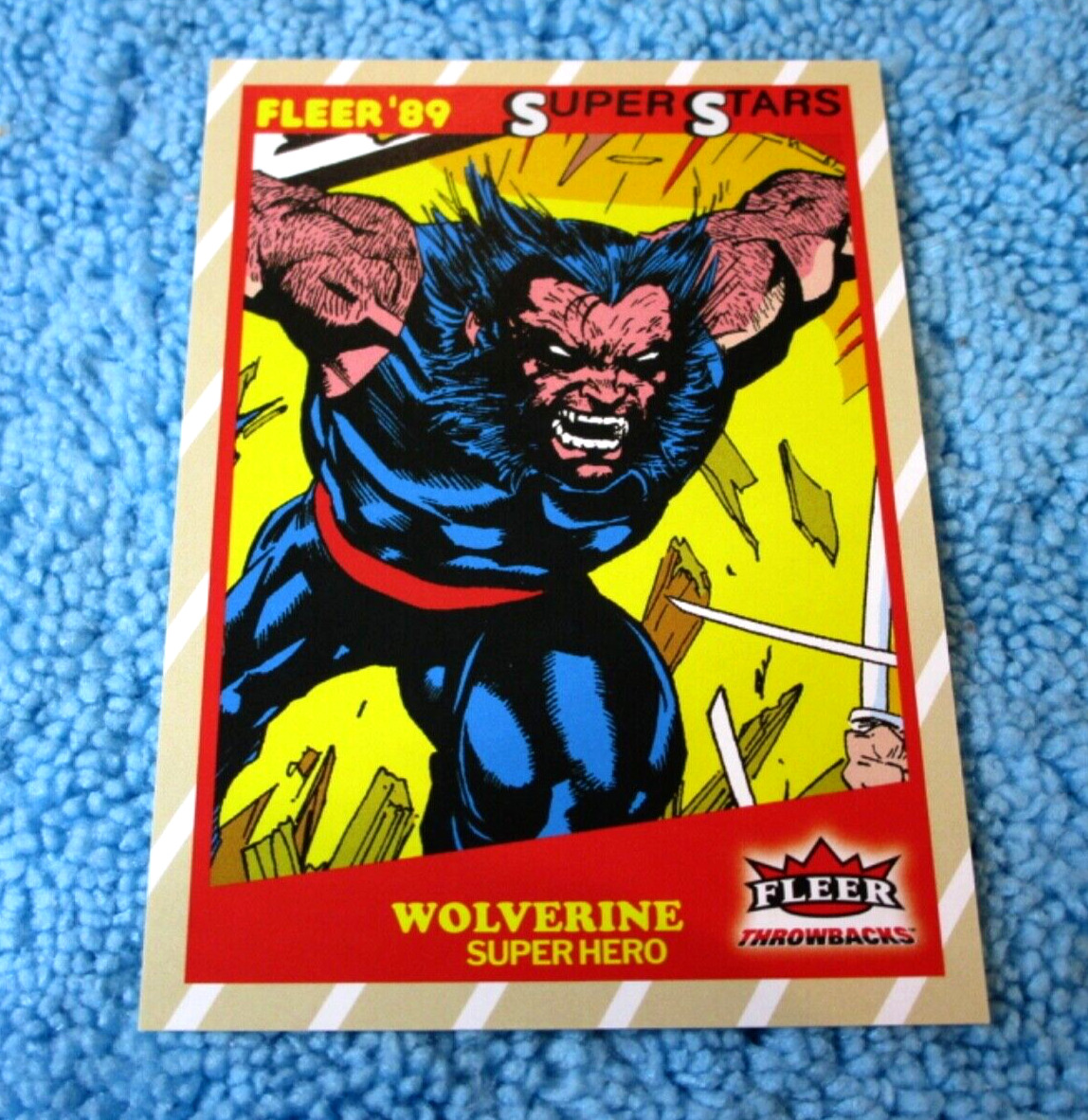 2023 Fleer Throwbacks \'89 Marvel Edition WOLVERINE Super Stars Insert SS-6