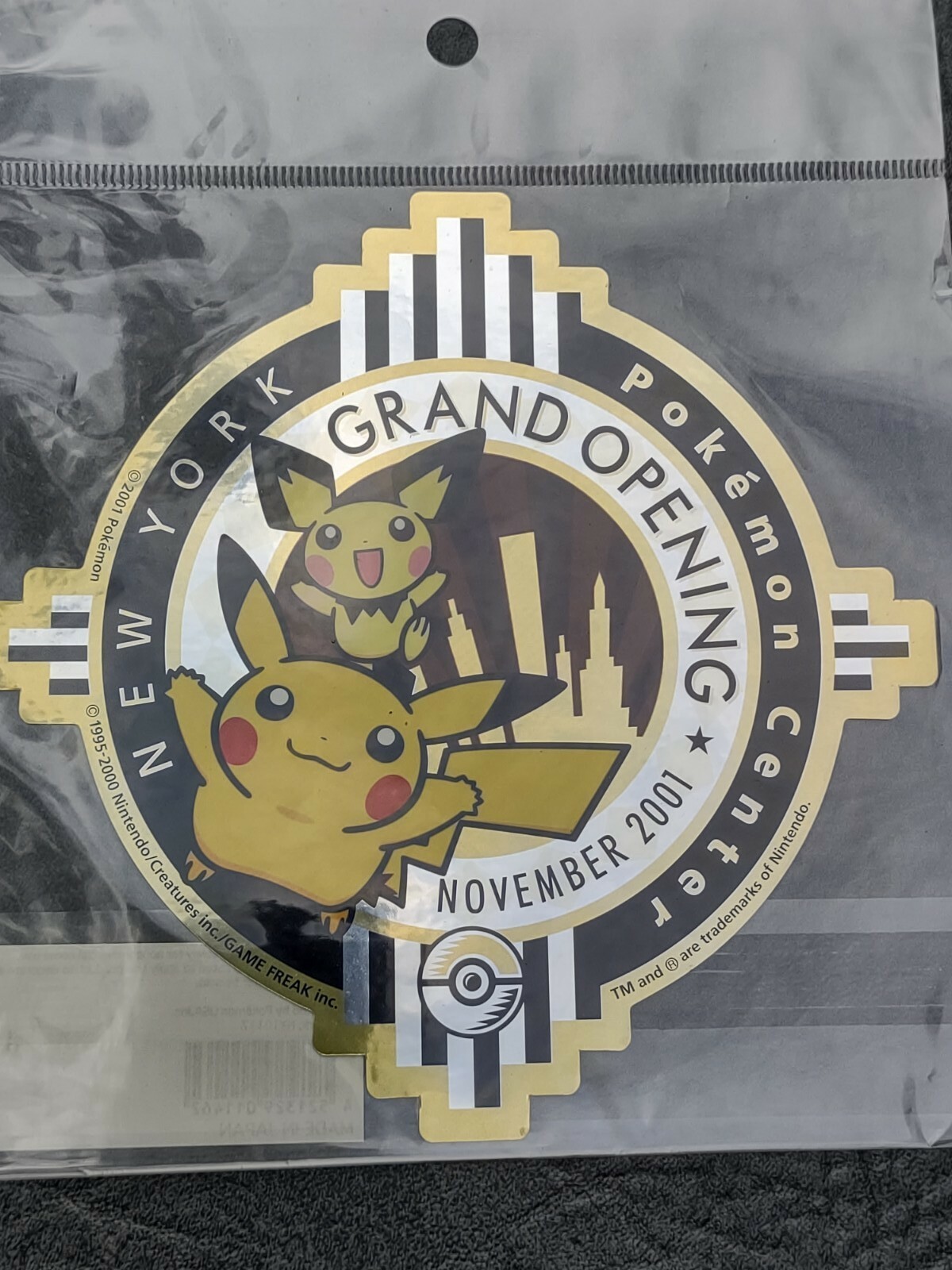 Pokemon Center New York City Grand Opening Sticker