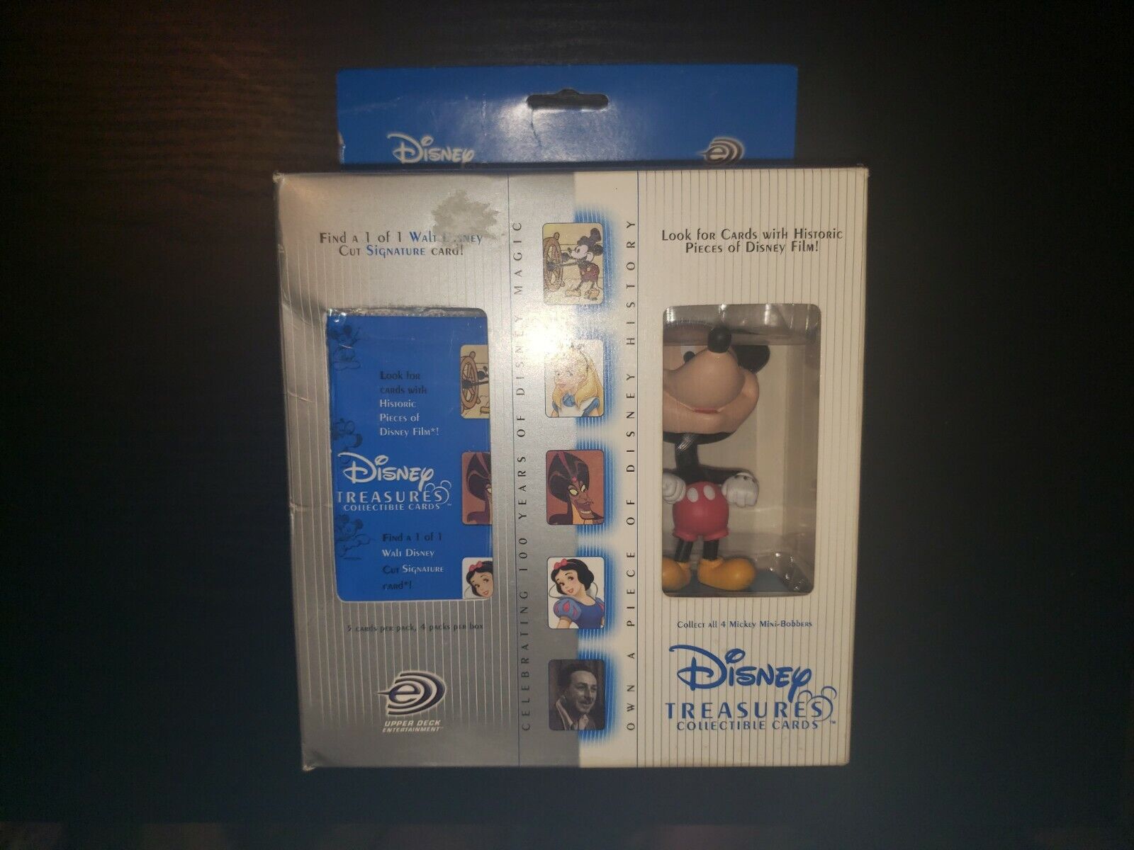 disney treasures collectible cards set millennium mickey mouse 4 packs 