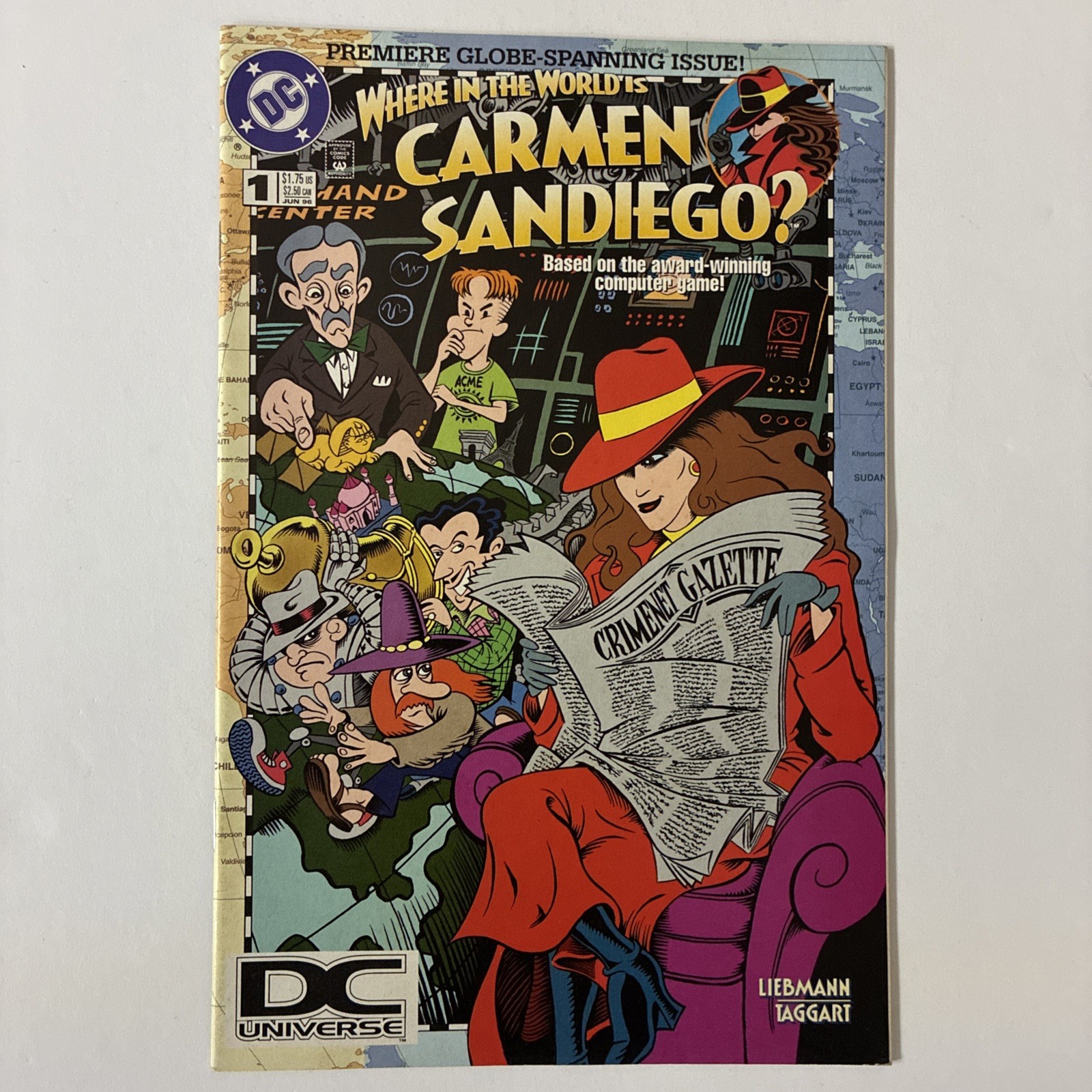 Where In The World Is Carmen San Diego? #1 DC Universe DCU Logo Variant