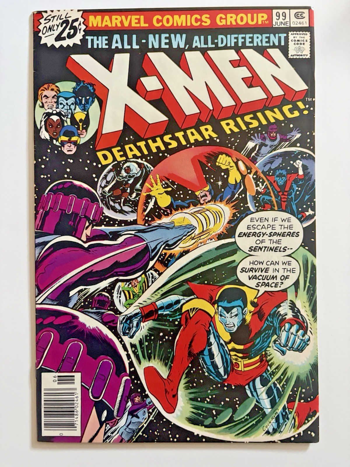 X-Men #99 Jun 1976 Sentinels All-New All-Different Bronze Age Marvel FN/VF (7.0)