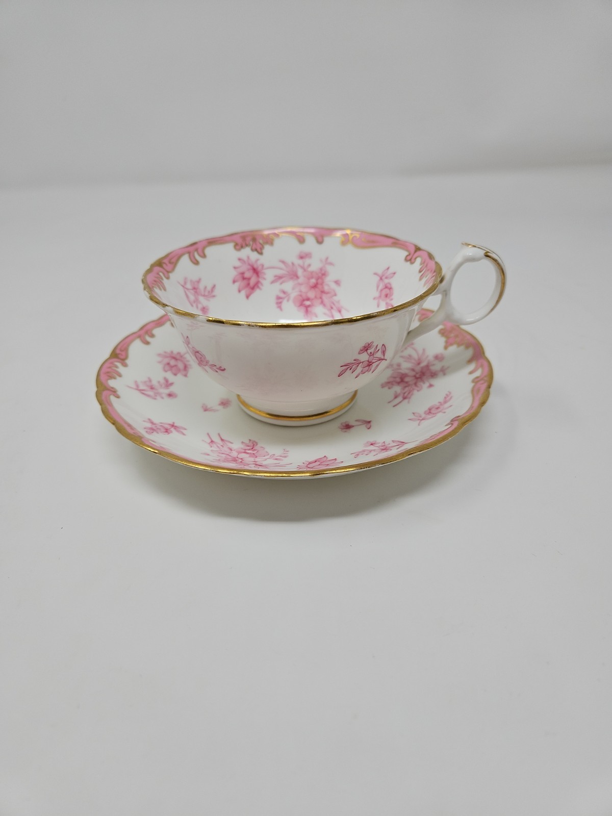 Antique Cauldon England teacup and saucer set
