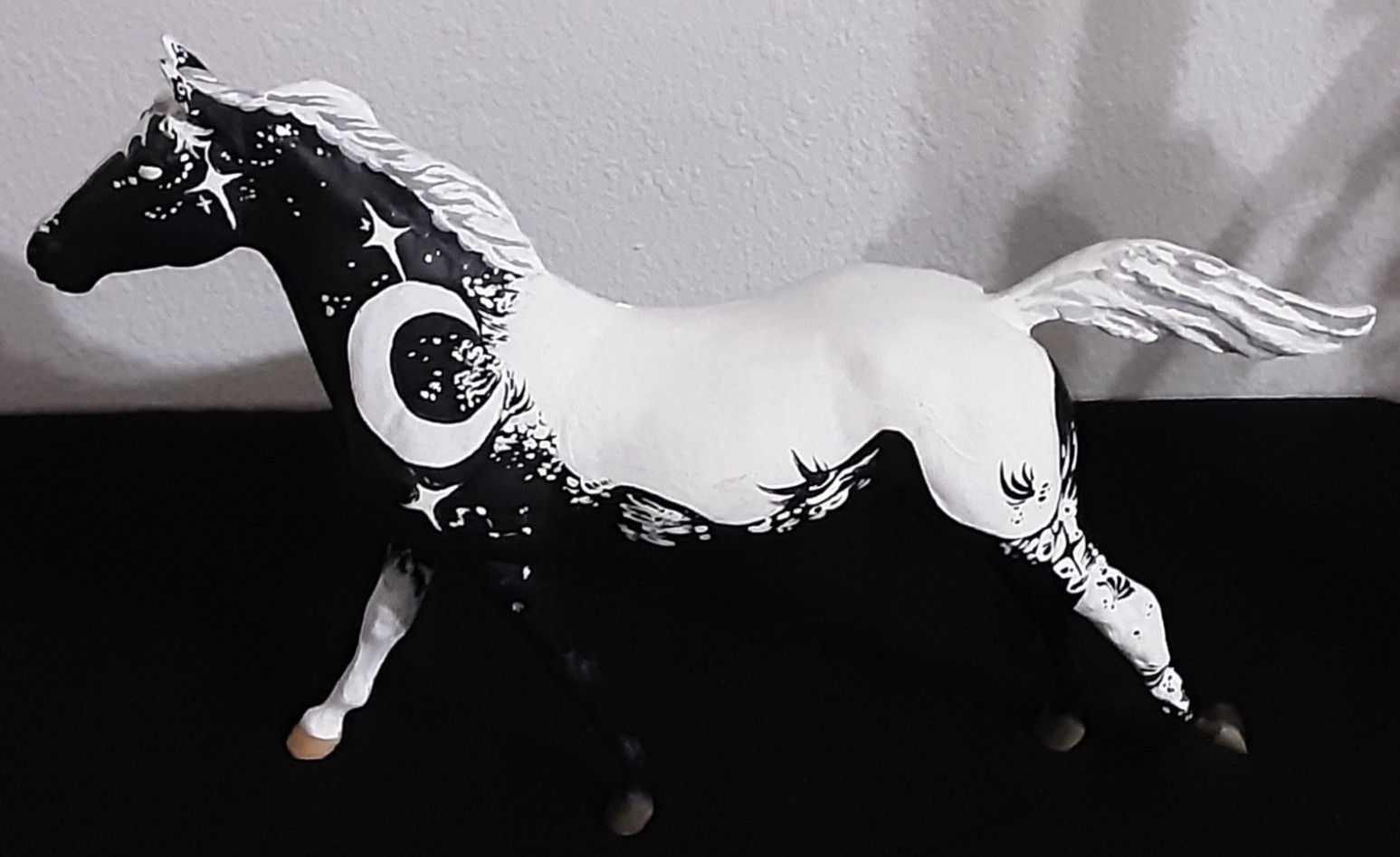 Vintage Breyer Horse Custom Celestial Moon Stars 1984 Phar Lap Mold OOAK Art