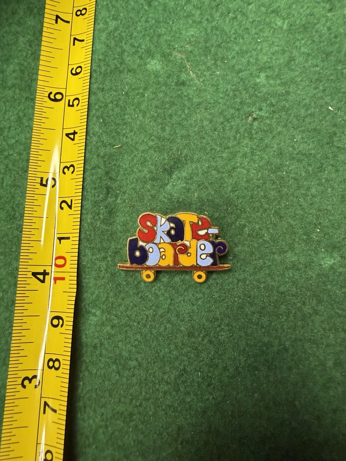 Vintage gold tone skateboarder pin lot of 24