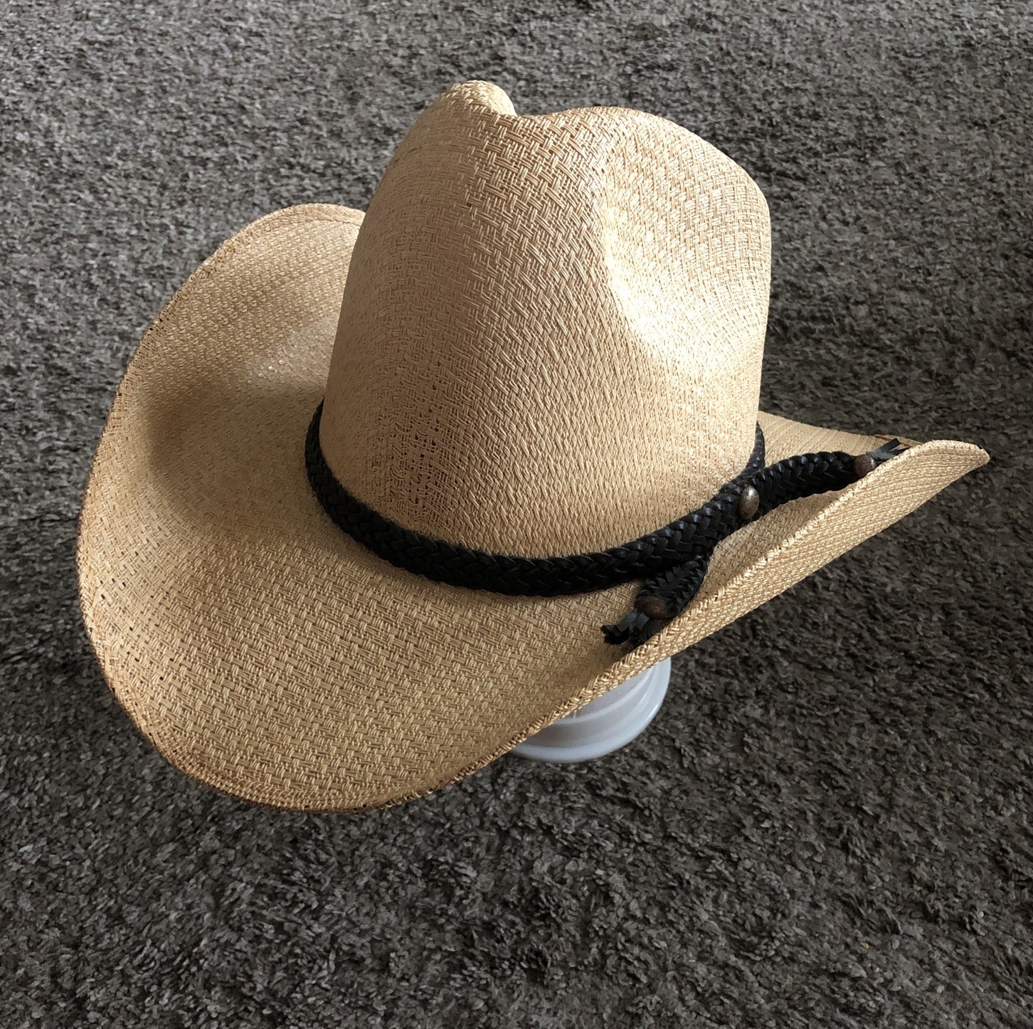 Vtg Cowboy Hat FidePal Sombreros Mexican Perez Western Native Mexico 58  7 1/4