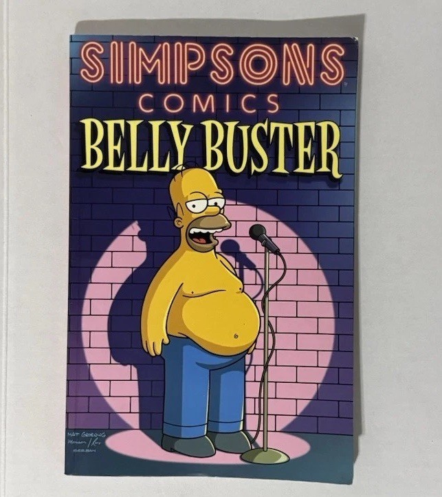 The Simpsons Comics Belly Buster (2004) Vintage Matt Groening First Edition