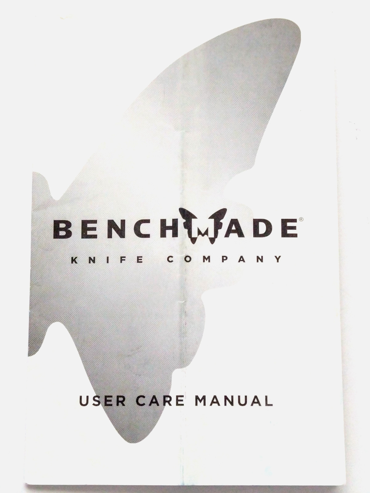 Benchmade Vintage Knife Company 2003 Warranty & User Care Manual Nice