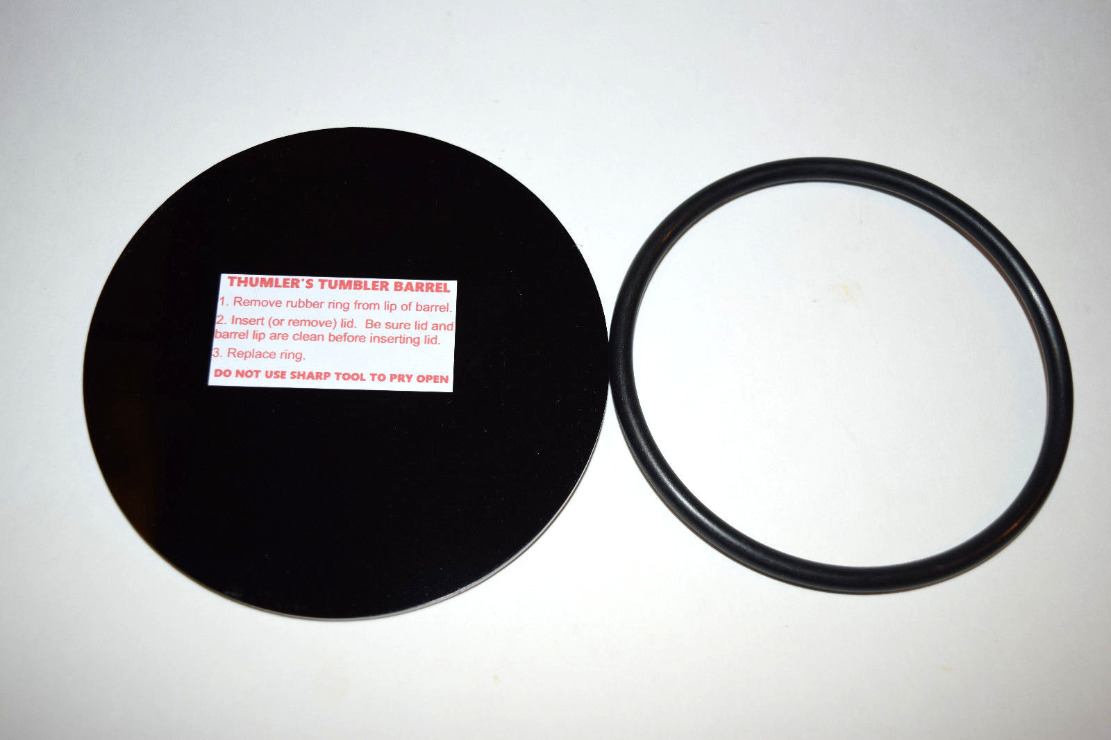 NEW And Improved Thumler\'s Tumbler  Lid With Retainer Ring For 3lb Barrels