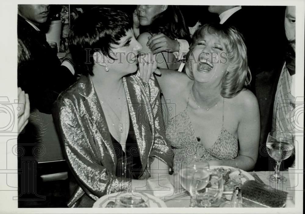1978 Press Photo Liza Minnelli and Lorna Luft enjoy party after Tony awards