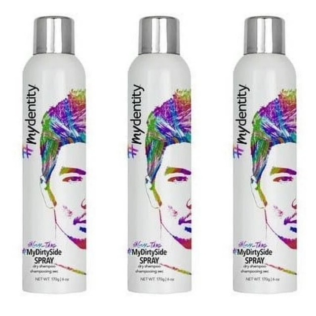 X3 GUY_TANG #MYDENTITY #MYDIRTYSIDE 6oz DRY SHAMPOO SPRAY MY DIRTY SIDE GUY TANG