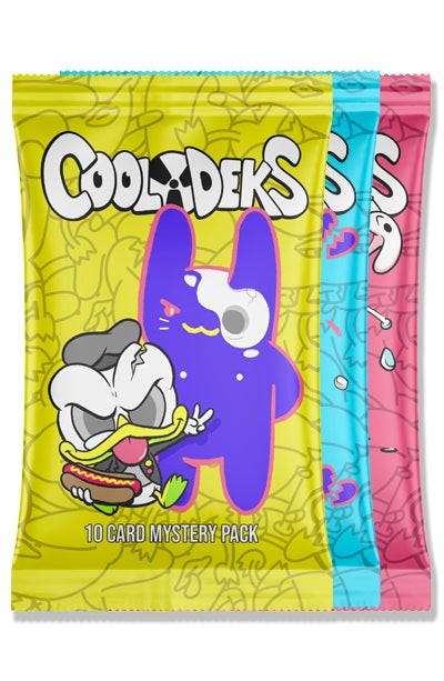 PRESALE COOLDEKS Trading Cards Three Packs One of Each Color Gondek x Coolman