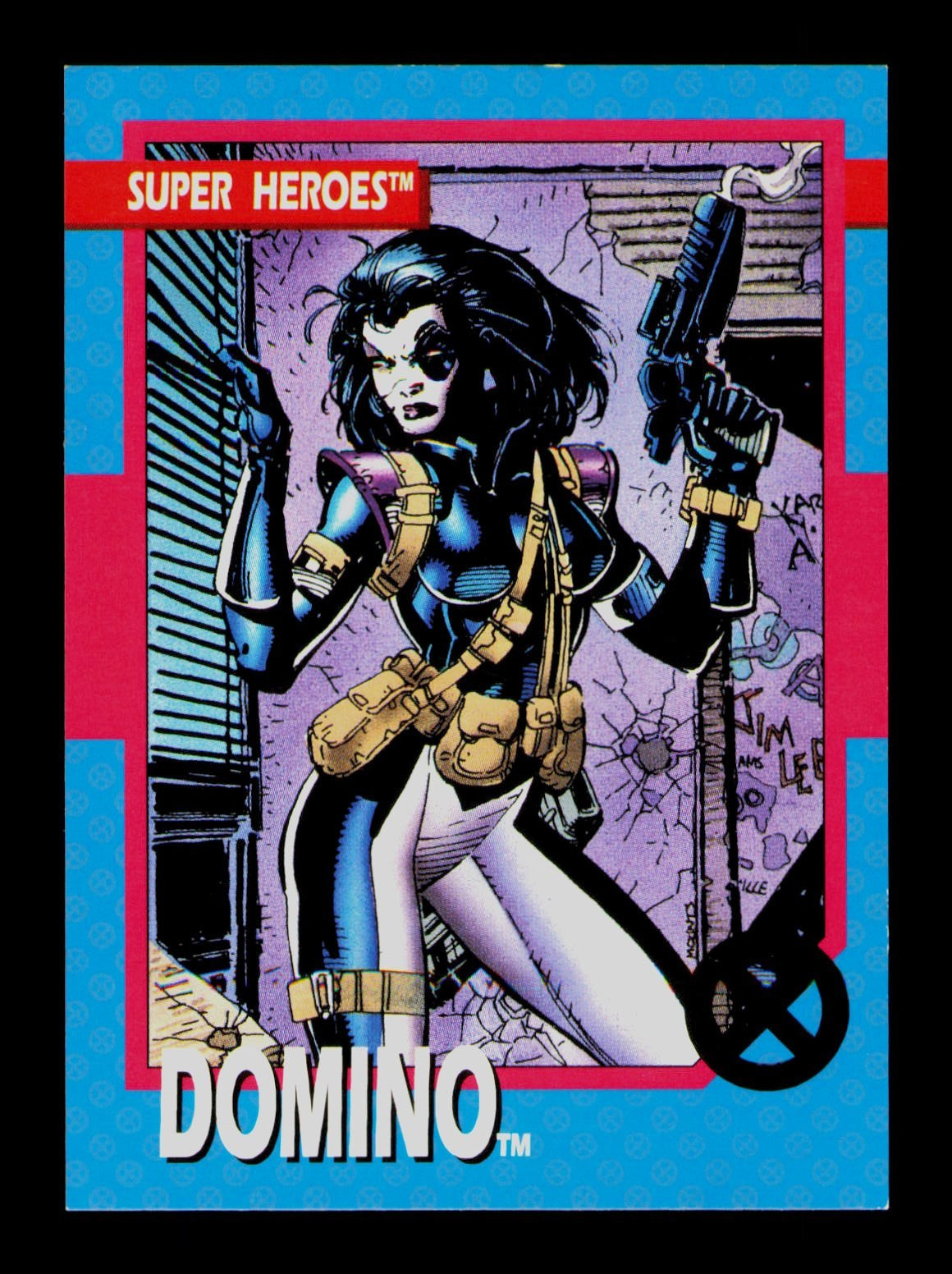Domino - 1992 Impel Marvel X-Men #13