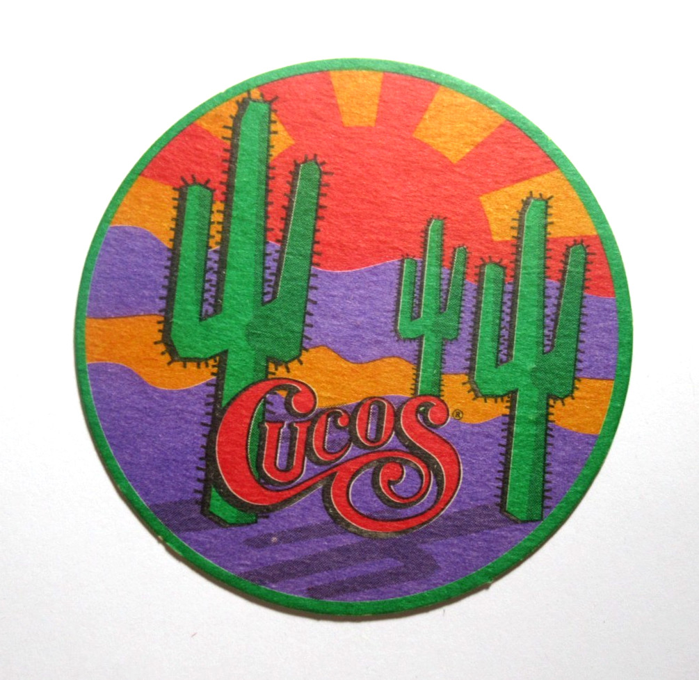 Vintage 1994 Dos Equis Beer Coaster Cactus Sunset Barware Breweriana Memorabilia Vintage 1994 Dos Equis Beer Coaster Cactus Sunset Barware Breweriana Memorabilia