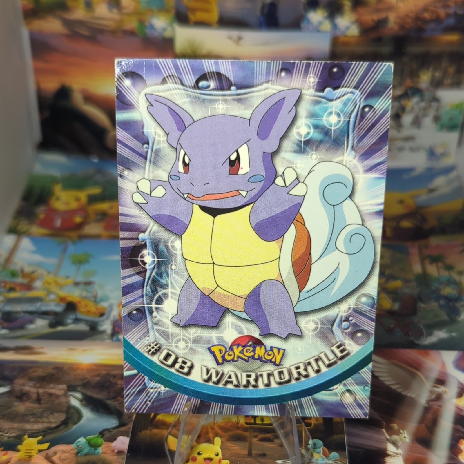Topps Pokémon Wartortle #08 -TV Animation Edition Hologram Card 1999 #4