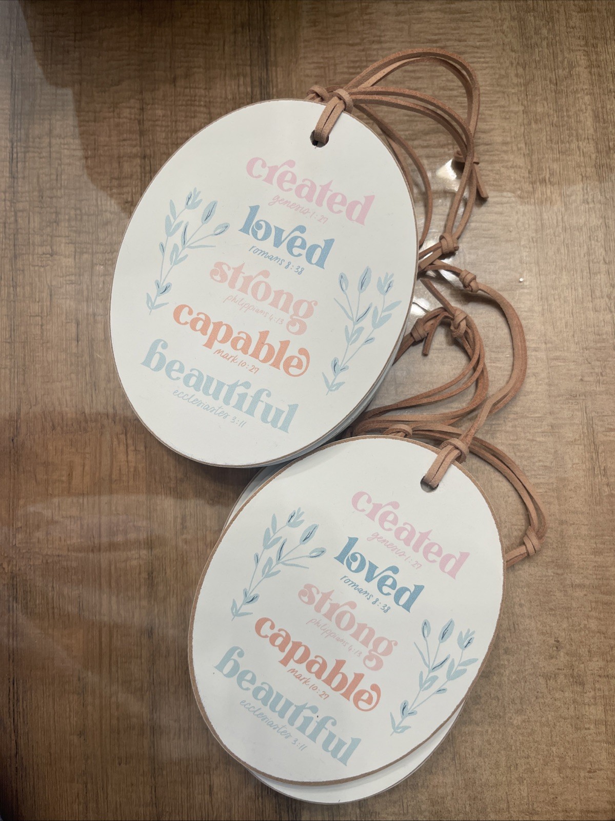 Kalia Lane by Clairmont Co Inspirational Scripture Plaque/Ornament
