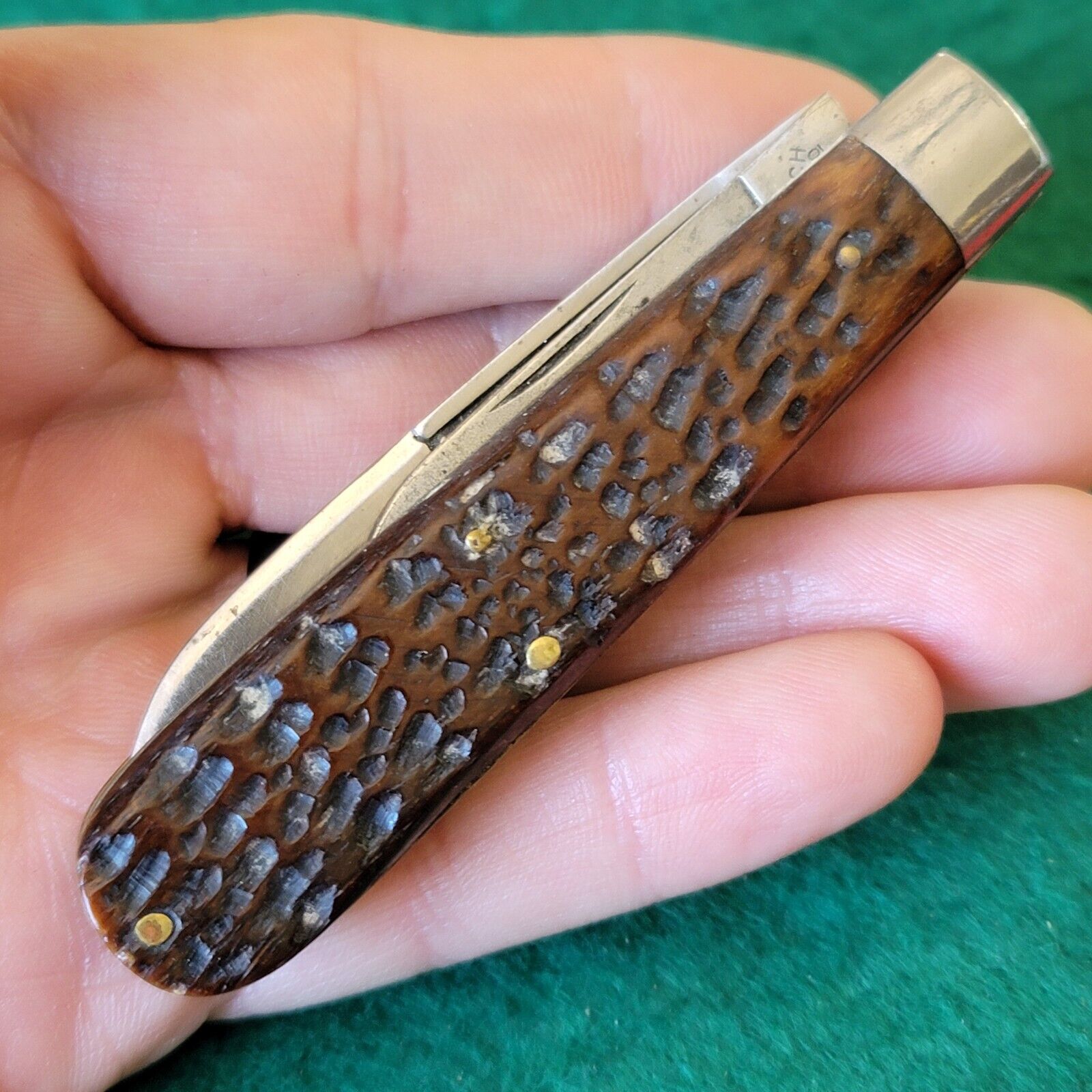 Old Vintage Antique Napanoch Winchester Barehead Jack Folding Pocket Knife