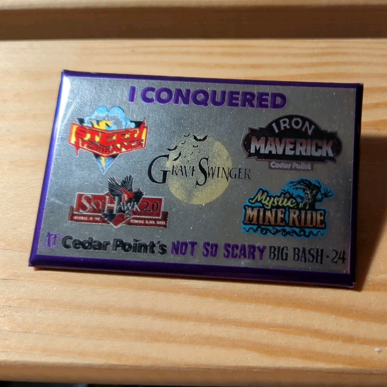 Cedar Point Big Bash Associate Button Rare