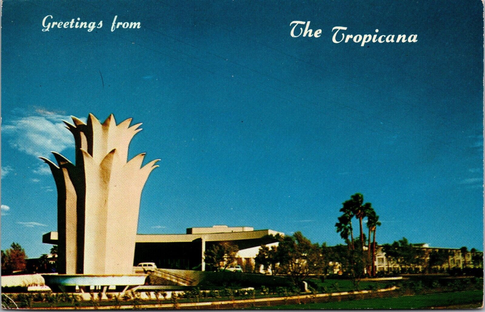 Postcard Greetings From The Tropicana Hotel Las Vegas Nevada [ap]