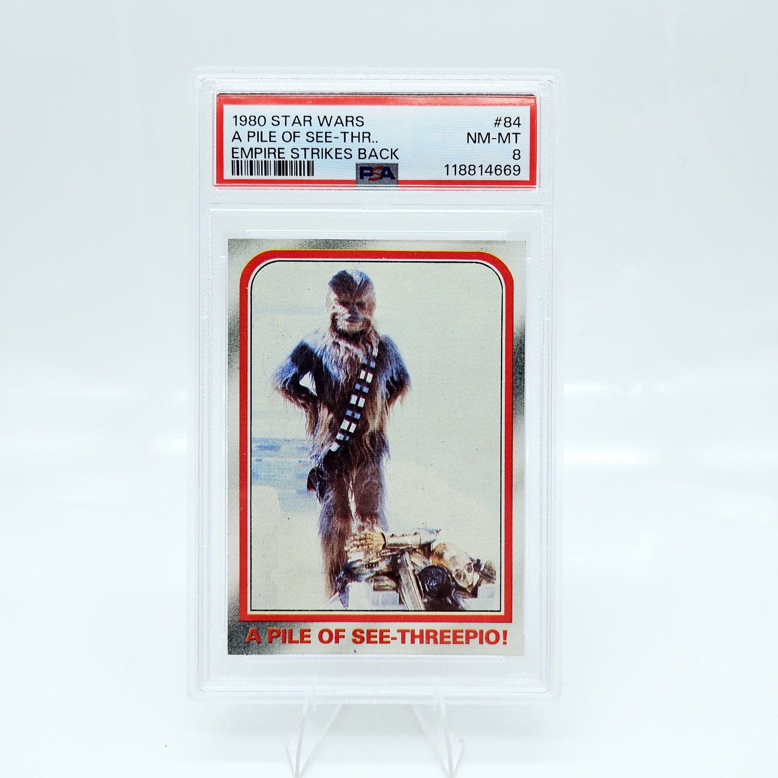 1980 Star Wars #84 Pile of C-3PO PSA 8 Empire Strikes Back