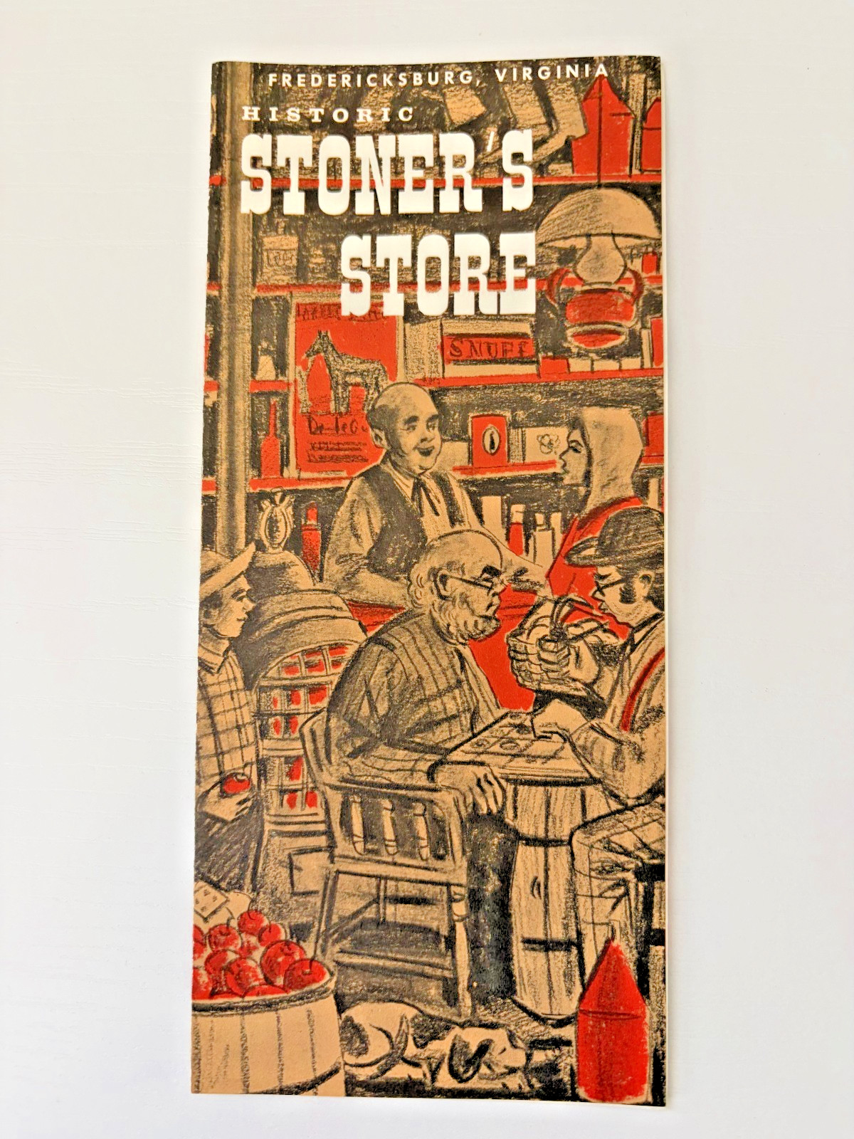 Vintage Historic Stoner’s Store Fredericksburg VA Brochure 1957 Americana