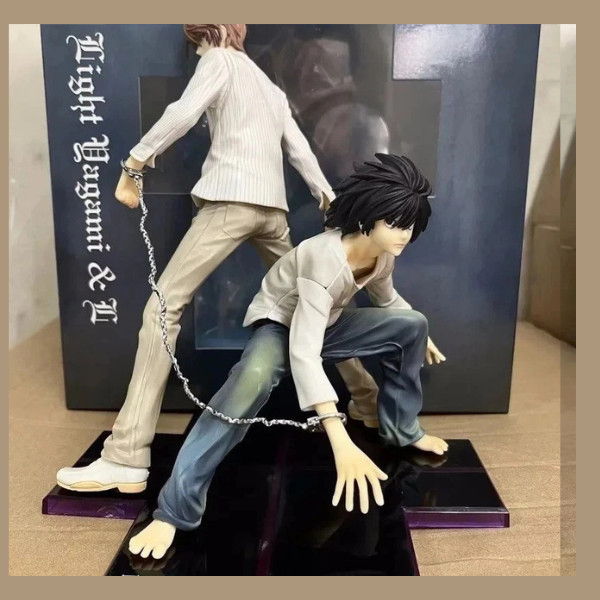 MegaHouse Death Note Light Figure Yagami Kami L Lawliet 24cm Anime PVC Action Fi