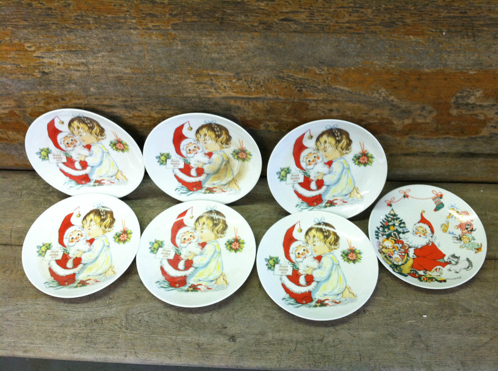 GOEBEL CHRISTMAS PLATES BY CHARLOT BYJ  1973 1ST EDITION & 1974 2ND EDITION