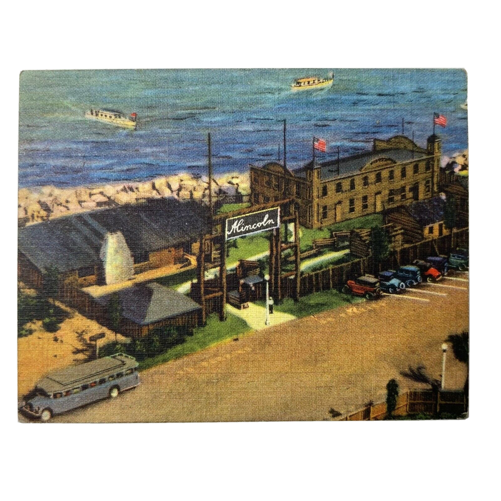 1933 Chicago World's Fair Blatz Gum Co #27 Abe Lincoln Illinois Trade Card