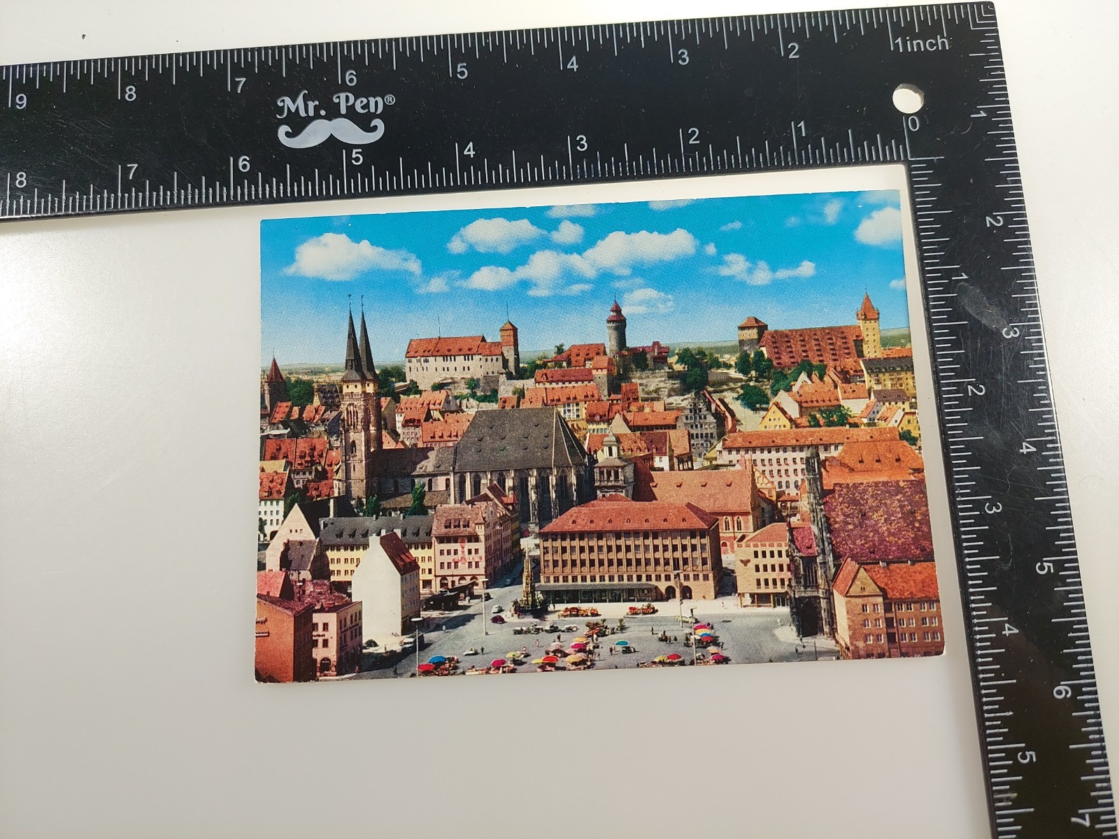nurnberg Germany Aerial Postcard Vintage