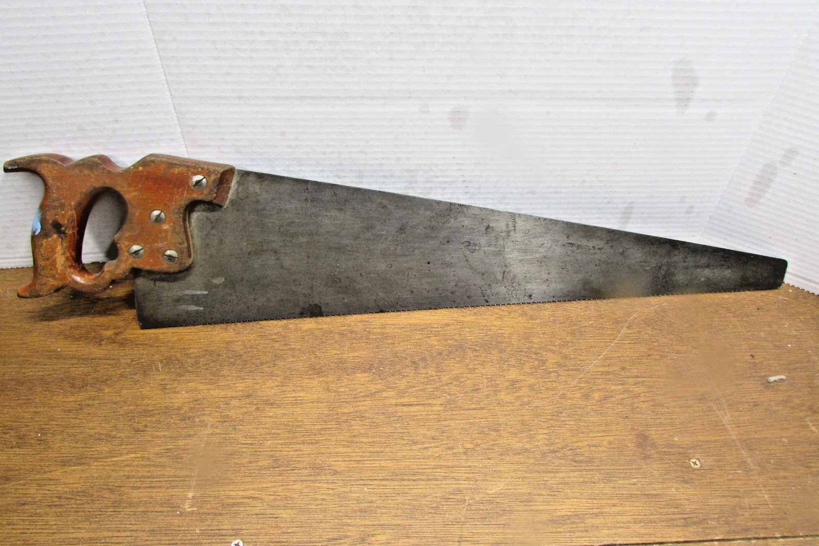 Vintage Disston D-12 Hand Saw 11-TPI - Clean and Sharp