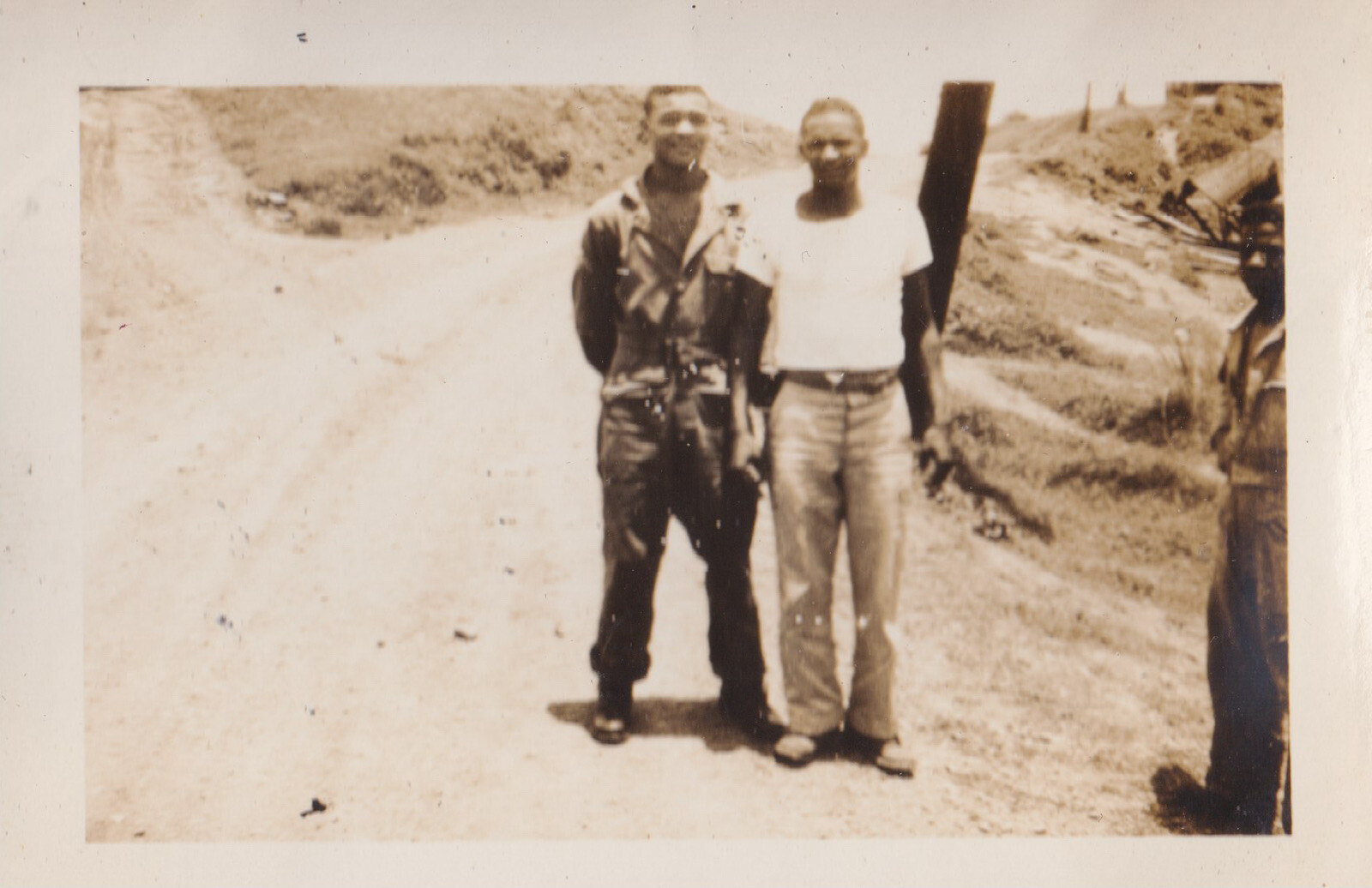 Vtg Photo Philippines 1945 1946 African American Soldiers Pacific Asia WW2