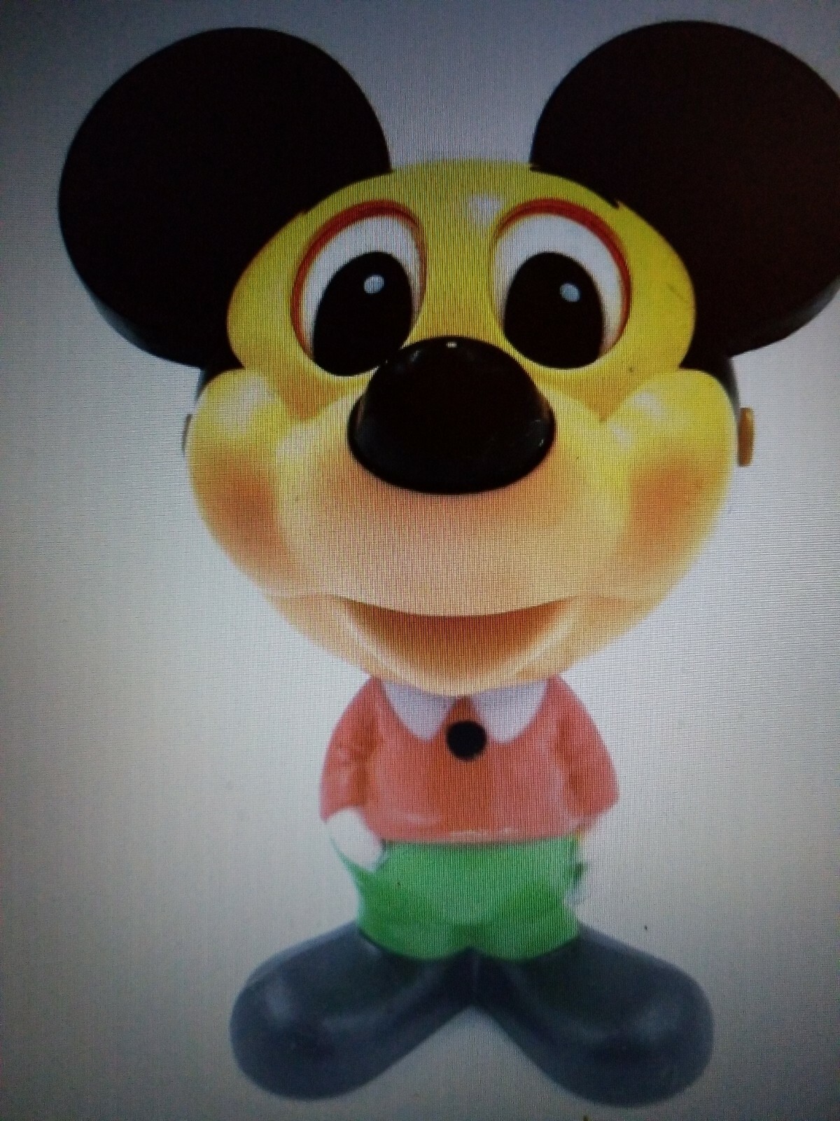Vintage 1976 Mattel Mickey Mouse Pull String Talking Toy Walt Disney Productions