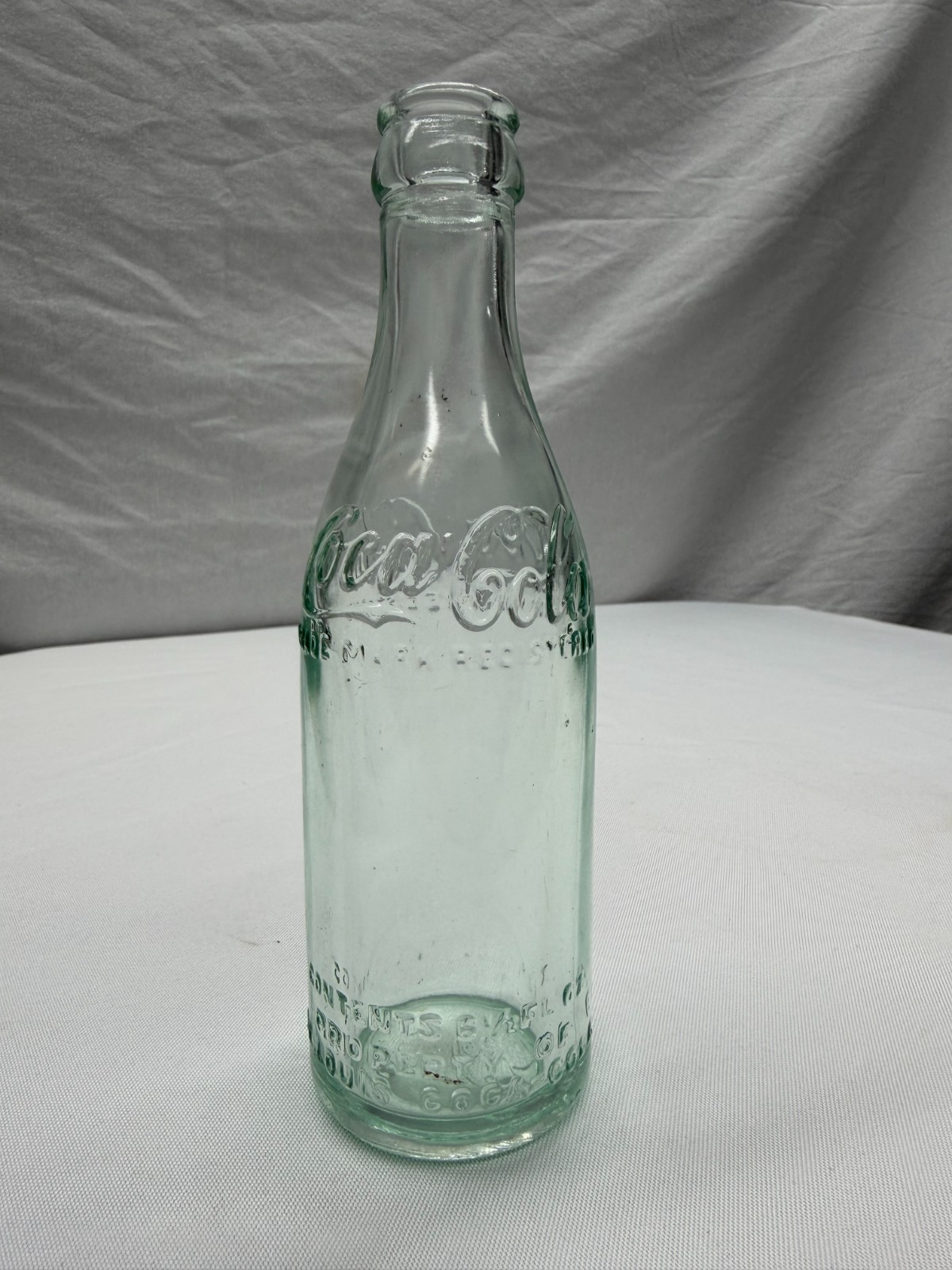 Antique Straight Side Coca Cola Bottle - St. Louis, Missouri