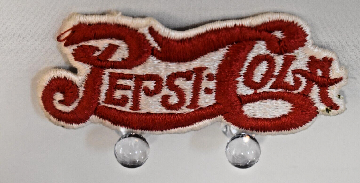 Vintage Pepsi Cola Logo Embroidered Fabric  Patch 3\