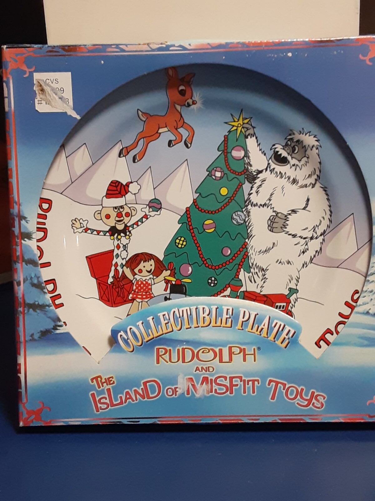 NEW CVS RUDOLPH & THE ISLAND OF MISFIT TOYS CollectibleCOOKIES FOR SANTA Plate 