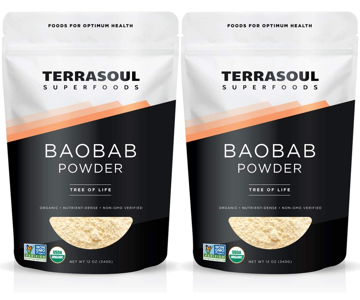 Terrasoul Superfoods Organic Baobab Fruit Powder, 1.5 Pound (Pack of 1) Terrasoul Superfoods Organic Baobab Fruit Powder, 1.5 Pound (Pack of 1)