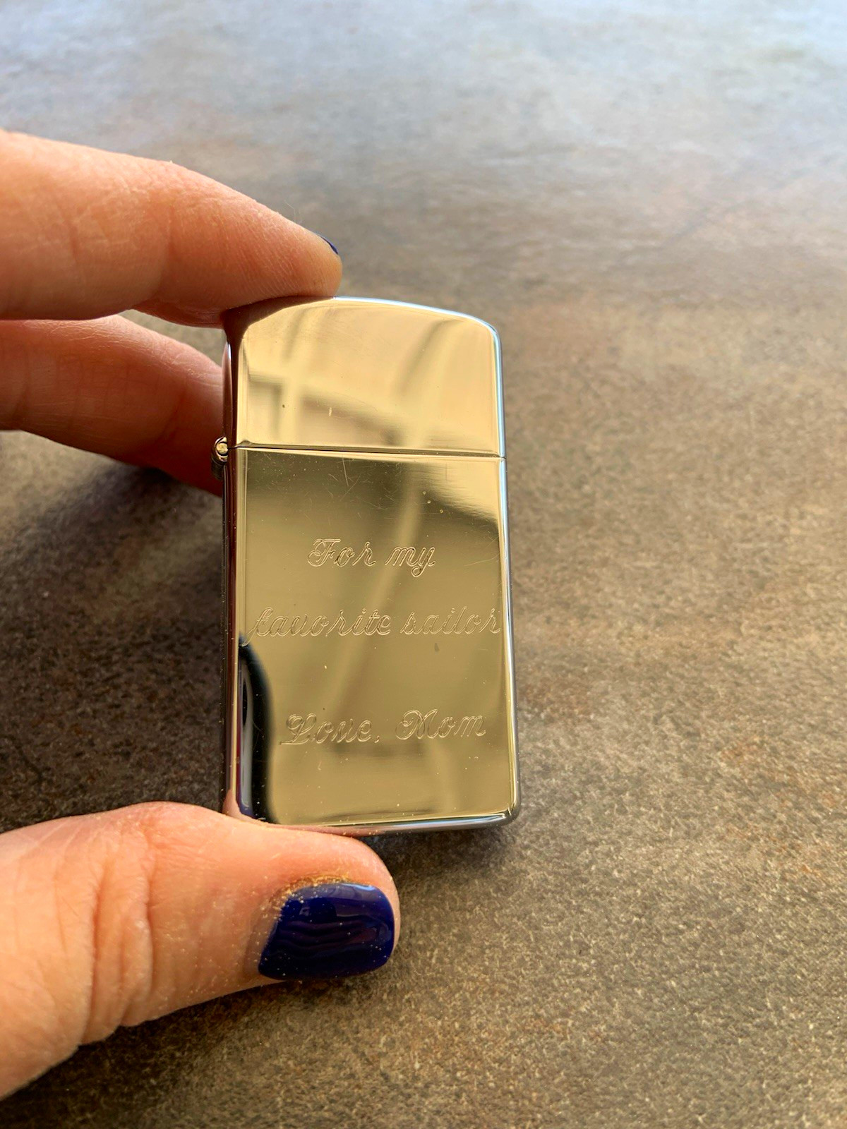  Vintage 1983 Zippo Polished Chrome Lighter  