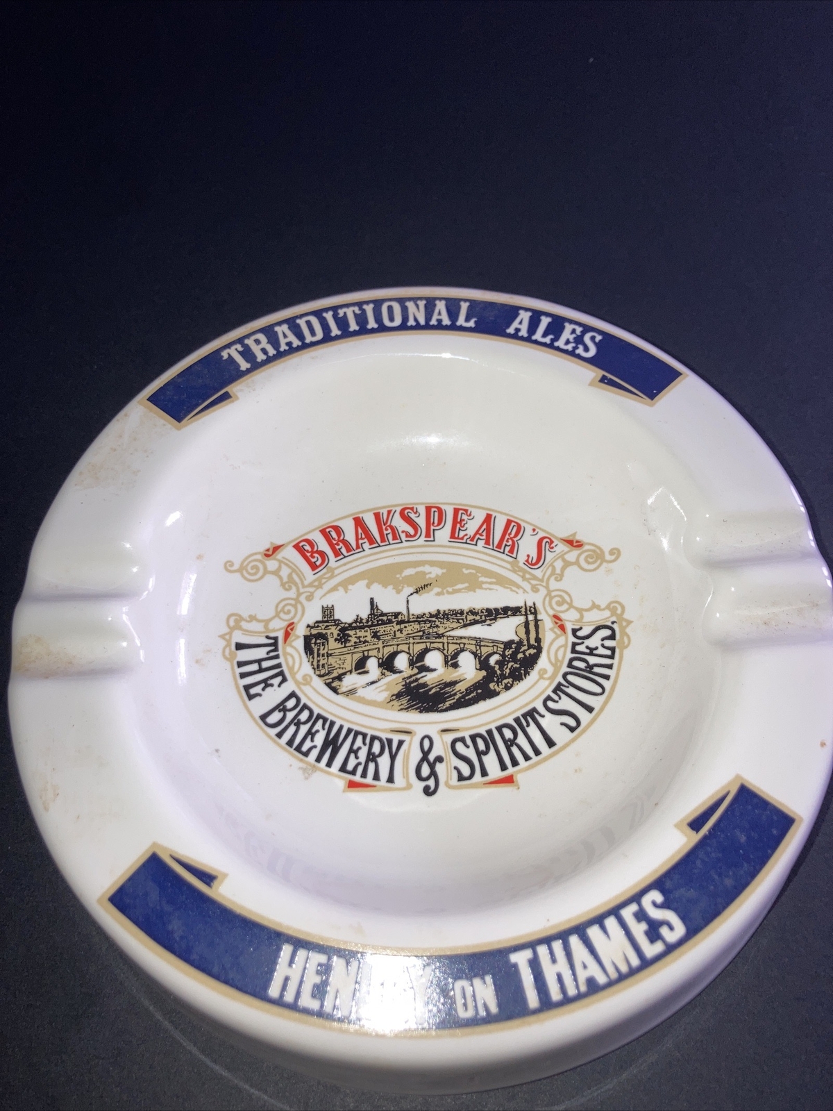 Brakspear\'s Tradional Ales Ashtray The Brewery & Spirit Stores Henley on Thames