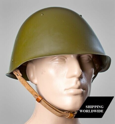 Original USSR Military Soviet Army Helmet SSh 68 Type Steel  Size 2 Russian NOS