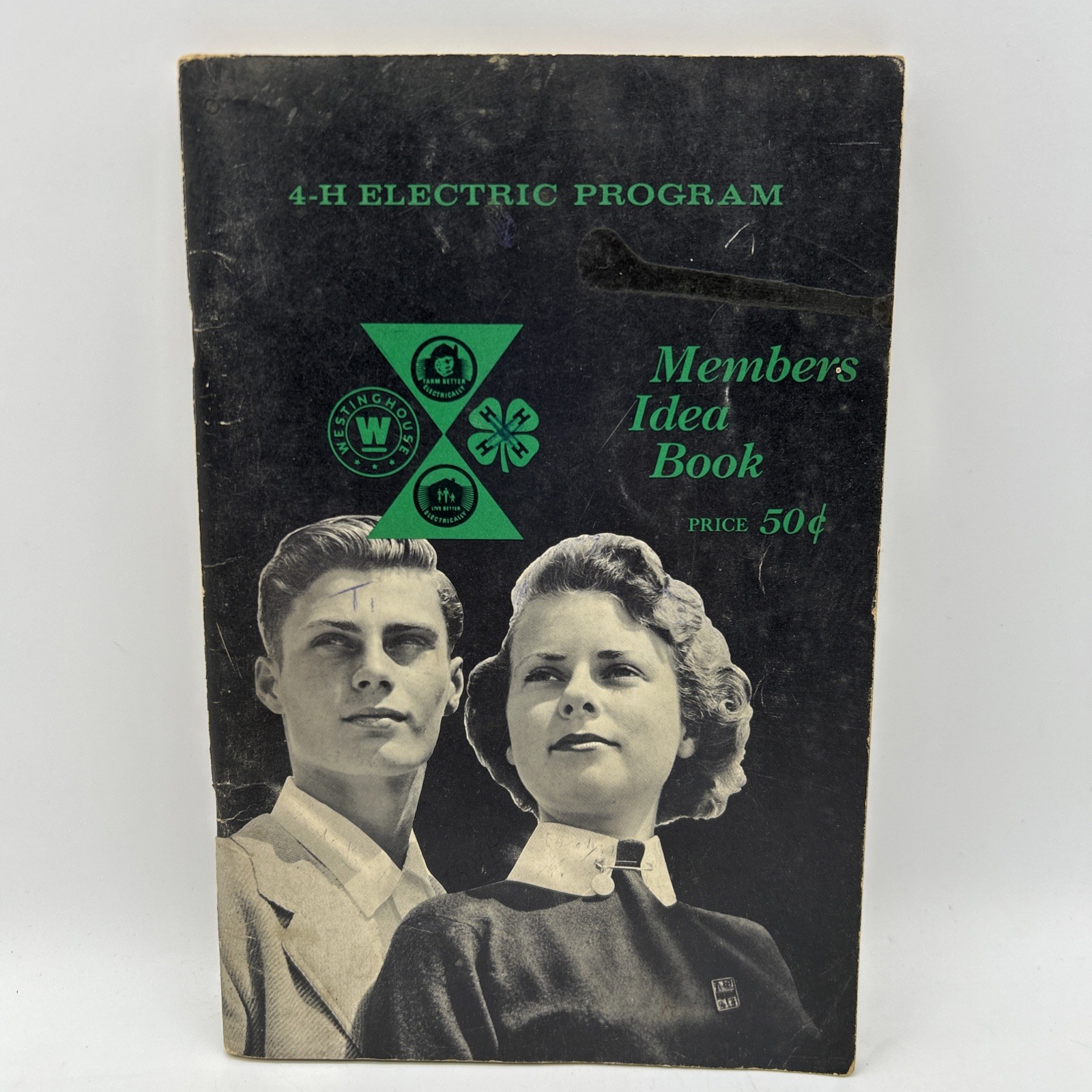 Vintage 1950's 4-H Club Westinghouse ELECTRIC PROGRAM Members Idea PB Book
