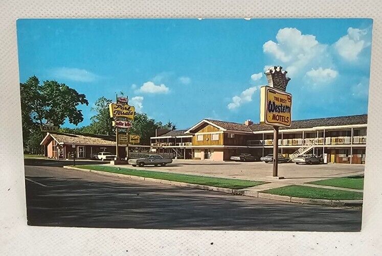 VTG Ephemera Postcard Unposted RPPC Park Terrace Motor motel Fort Morgan Co