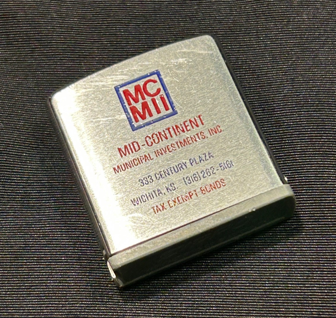 Vintage ZIPPO Advertisment/Give Away 78 inch Tape Measure with Metrics LQQK
