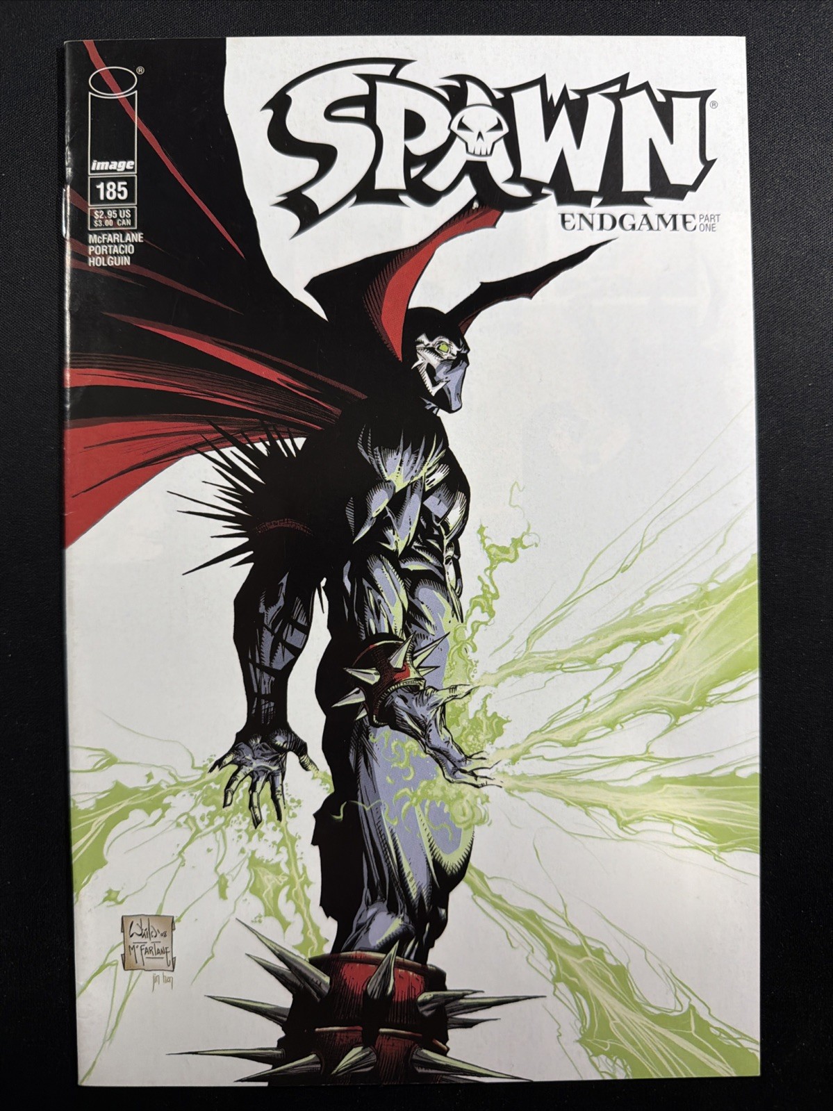 Spawn #185 2008 Portacio Variant Image Comics Todd McFarlane 1st Print Fine/VF