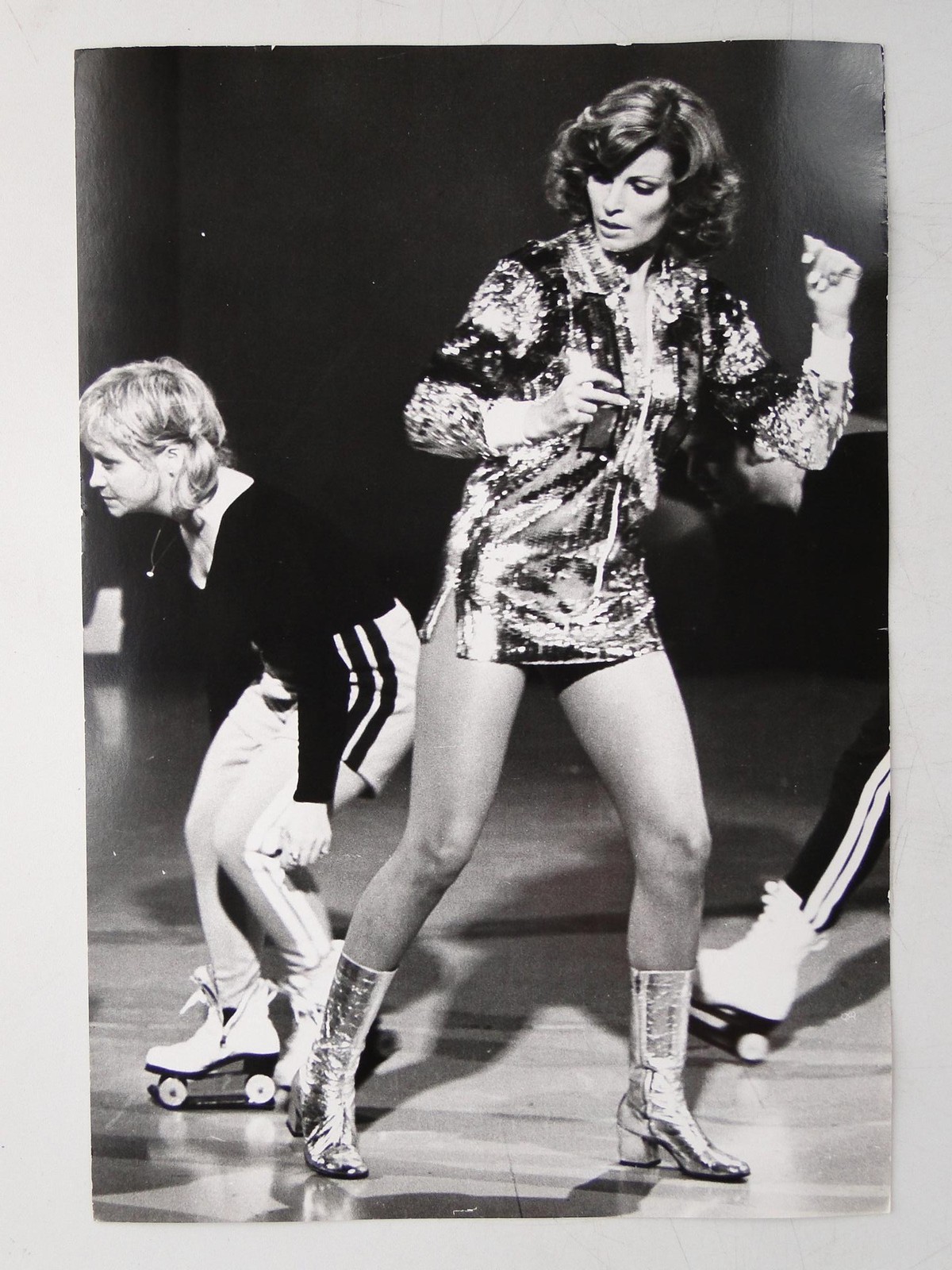 Raquel Welch Roller Skates Dancers Really Raquel Terry O\'Neill 1970s Photo