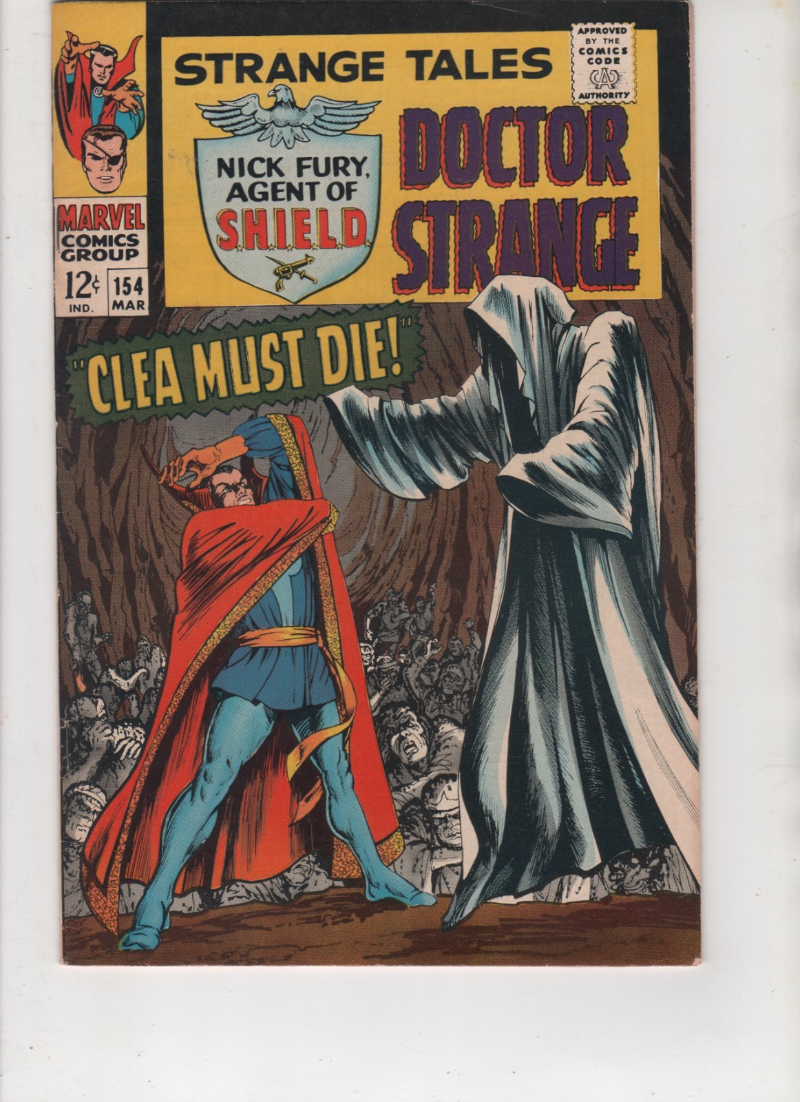 Strange Tales #154, Steranko Art, FN/VF 7.0, 1st Print, 1964, Scans