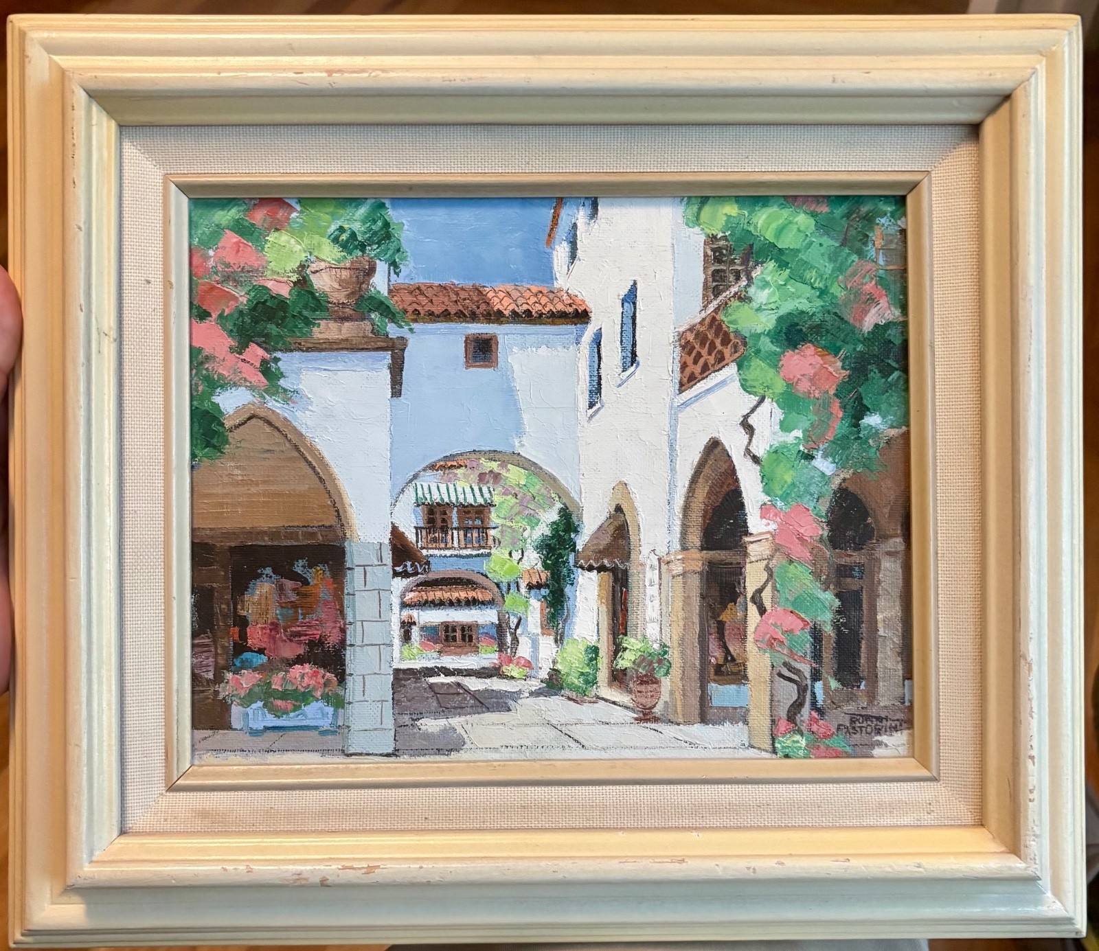Palm Beach Florida Worth Avenue Ronni Pastorini Painting Mizner Architecture Palm Beach Florida Worth Avenue Ronni Pastorini Painting Mizner Architecture