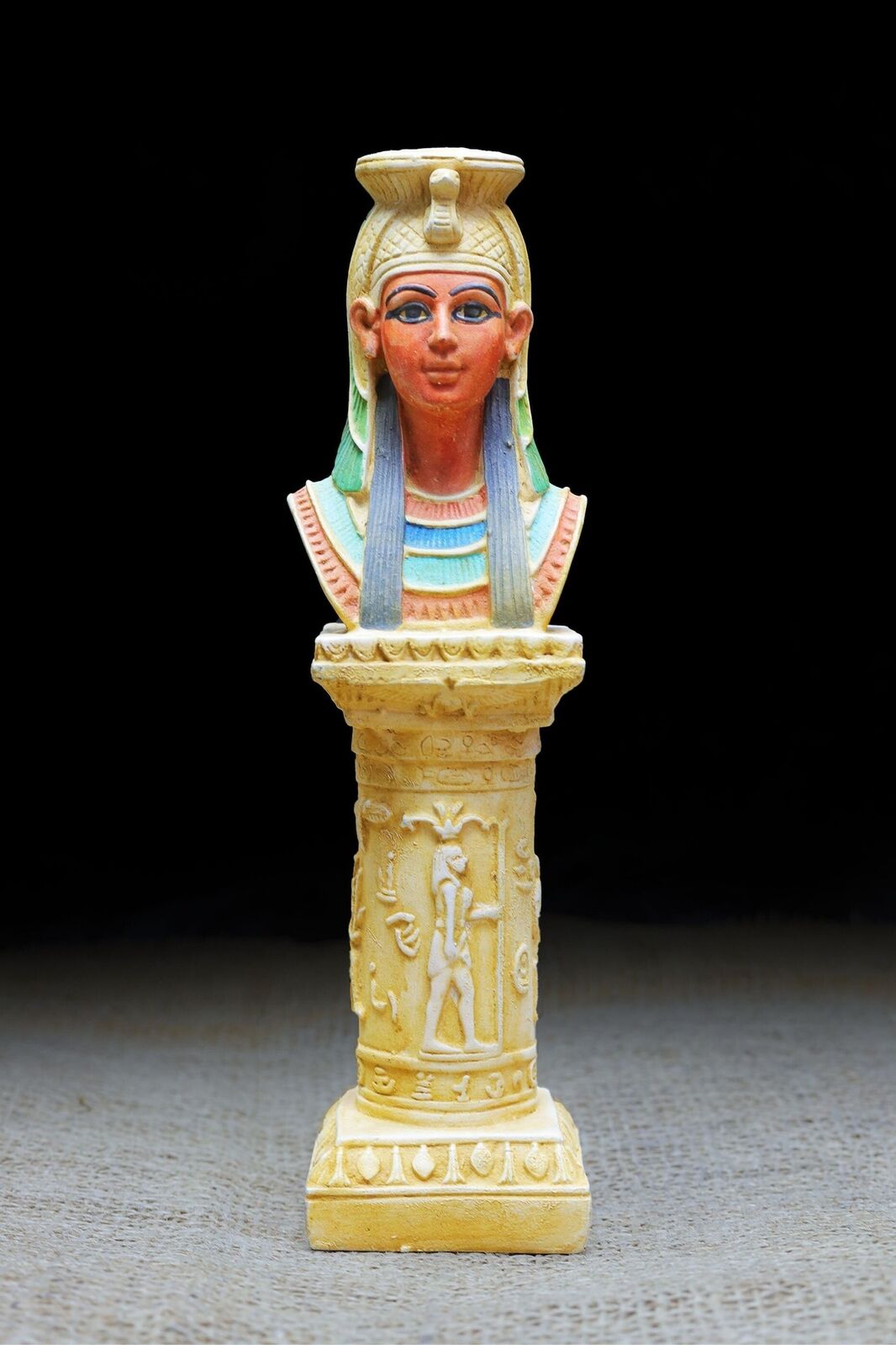 Regal Tribute: Handcrafted Queen Cleopatra Art Piece