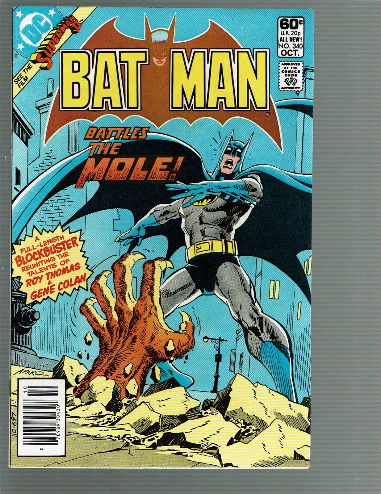Batman 340 Batman vs the Mole VF