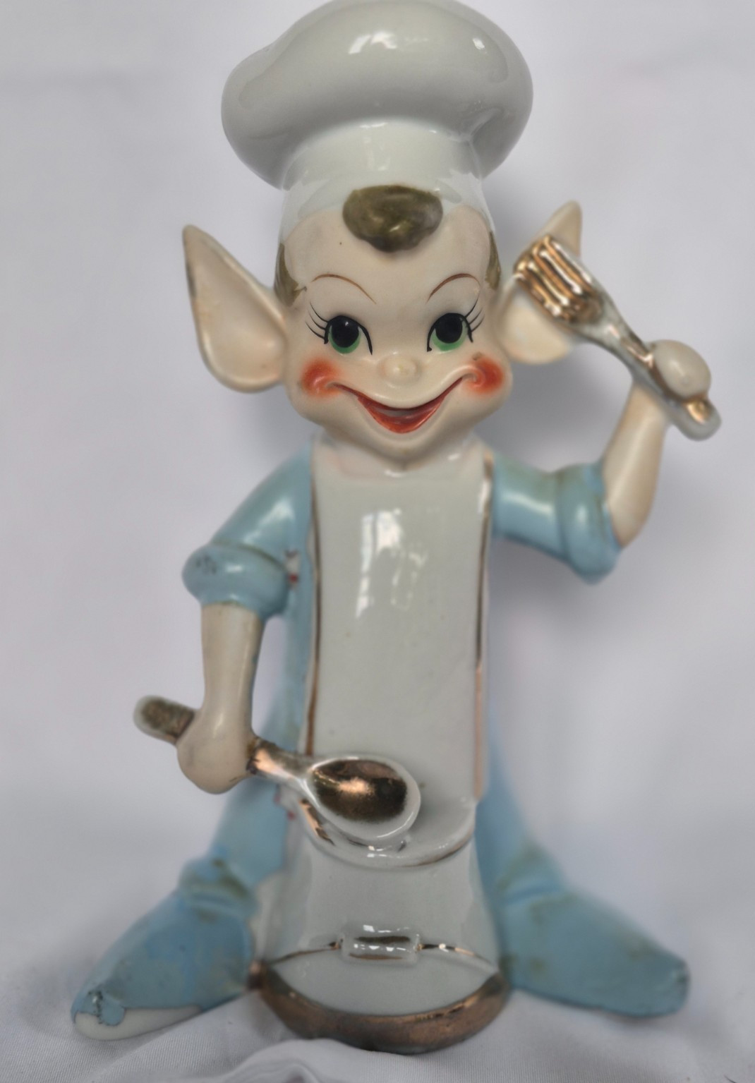 Vintage Rare Ceramic Elf Pixie 6.5