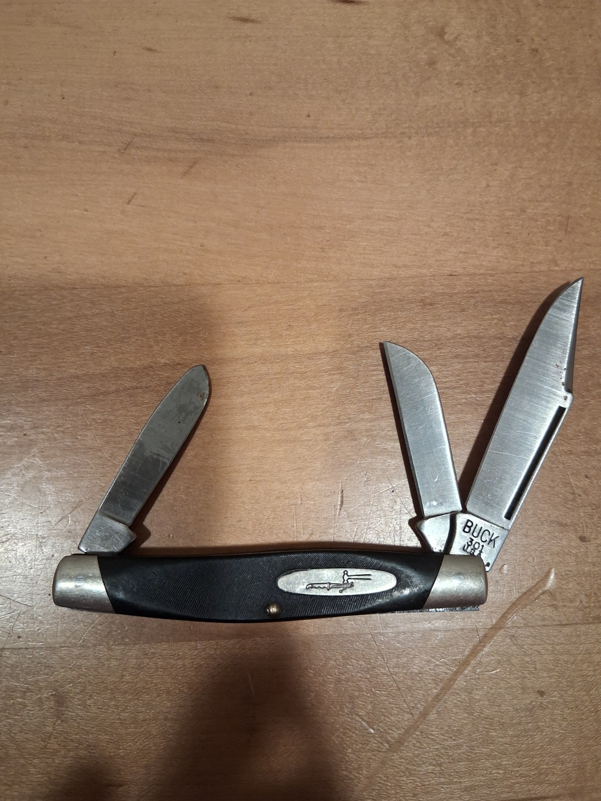 Vintage Pre Date Code USA Buck 301 3 Blade Stockman Pocket Knife